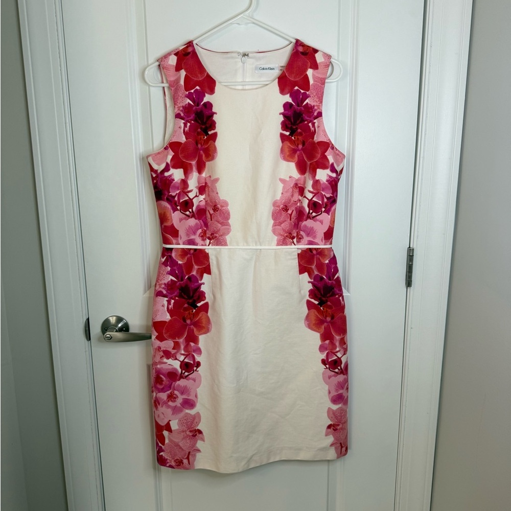Calvin Klein Floral Sheath Dress